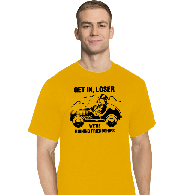 Daily_Deal_Shirts T-Shirts, Tall / Large / White Mean Uncle Pennybags