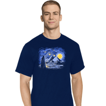 Load image into Gallery viewer, Daily_Deal_Shirts T-Shirts, Tall / Large / Navy Starry Night
