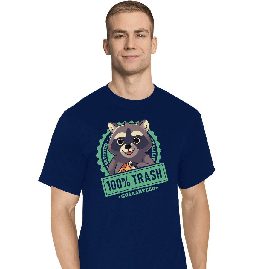 Shirts T-Shirts, Tall / Large / Navy 100% Trash
