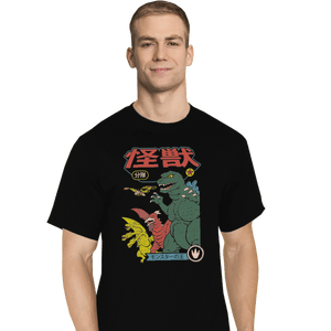 Shirts T-Shirts, Tall / Large / Black Kaiju Sentai