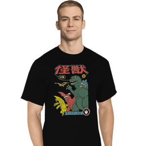 Shirts T-Shirts, Tall / Large / Black Kaiju Sentai