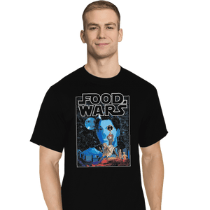 Shirts T-Shirts, Tall / Large / Black Food Wars