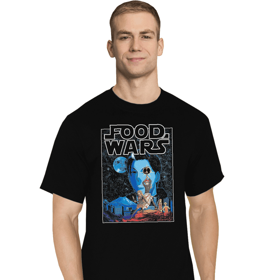 Shirts T-Shirts, Tall / Large / Black Food Wars