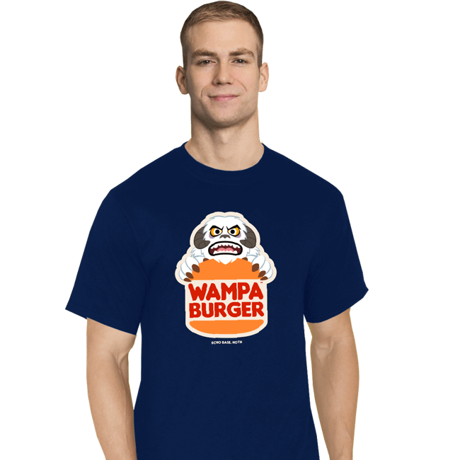 Daily_Deal_Shirts T-Shirts, Tall / Large / Navy Wampa Burger