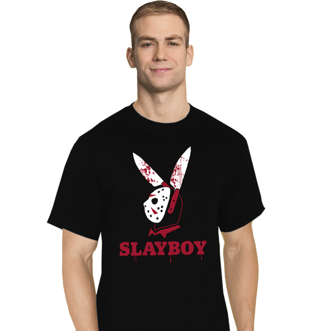 Secret_Shirts T-Shirts, Tall / Large / Black Slay Boy