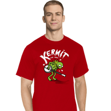 Load image into Gallery viewer, Shirts T-Shirts, Tall / Large / Red Banjoist Frog
