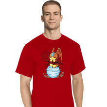 Load image into Gallery viewer, Daily_Deal_Shirts T-Shirts, Tall / Large / Red Digi Air Bending
