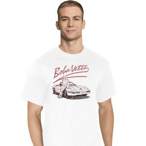 Shirts T-Shirts, Tall / Large / White Boba Vette