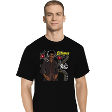 Load image into Gallery viewer, Secret_Shirts T-Shirts, Tall / Large / Black Octopus Hello
