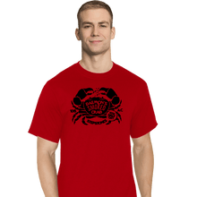 Load image into Gallery viewer, Daily_Deal_Shirts T-Shirts, Tall / Large / Red Daemon&#39;s Smoked Crab
