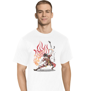 Shirts T-Shirts, Tall / Large / White The Power Of The Fire Nation