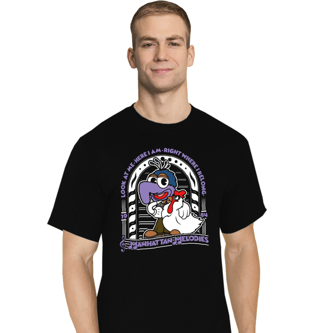 Shirts T-Shirts, Tall / Large / Black Gonzo Melodies