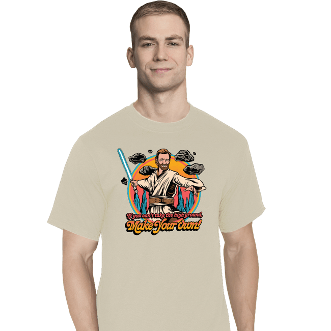 Daily_Deal_Shirts T-Shirts, Tall / Large / White Take The High Ground