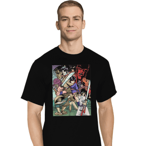 Shirts T-Shirts, Tall / Large / Black Ninja Scroll