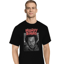 Load image into Gallery viewer, Shirts T-Shirts, Tall / Large / Black Marvy X-Mas

