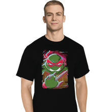Load image into Gallery viewer, Daily_Deal_Shirts T-Shirts, Tall / Large / Black Glitch Raphael
