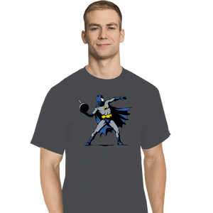 Secret_Shirts T-Shirts, Tall / Large / Charcoal Bat-sy