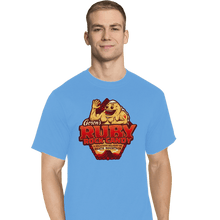 Load image into Gallery viewer, Shirts T-Shirts, Tall / Large / Royal Blue Goron’s Ruby Rock Candy
