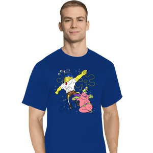 Daily_Deal_Shirts T-Shirts, Tall / Large / Royal Blue Sponge Knight Returns
