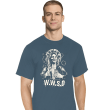 Load image into Gallery viewer, Secret_Shirts T-Shirts, Tall / Large / Indigo Blue W.W.S.D.
