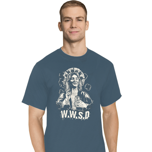 Secret_Shirts T-Shirts, Tall / Large / Indigo Blue W.W.S.D.