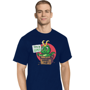 Secret_Shirts T-Shirts, Tall / Large / Navy Adopt This Alligator