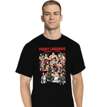 Load image into Gallery viewer, Daily_Deal_Shirts T-Shirts, Tall / Large / Black Fight Legends Insert Coin
