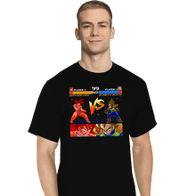 Load image into Gallery viewer, Shirts T-Shirts, Tall / Large / Black Goku VS Vegeta Alternate Version
