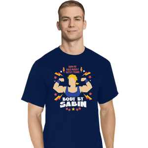 Shirts T-Shirts, Tall / Large / Navy Body By Sabin