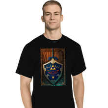 Load image into Gallery viewer, Shirts T-Shirts, Tall / Large / Black Legend Of Zelda Poster
