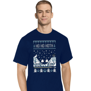 Shirts T-Shirts, Tall / Large / Navy Ho Ho Hoth