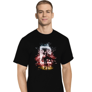 Shirts T-Shirts, Tall / Large / Black Pluto Storm