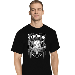 Shirts T-Shirts, Tall / Large / Black Starfox Crest