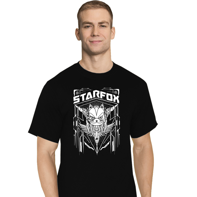 Shirts T-Shirts, Tall / Large / Black Starfox Crest