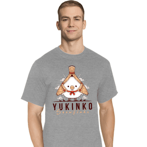 Shirts T-Shirts, Tall / Large / Sports Grey Yukinko Snowflake