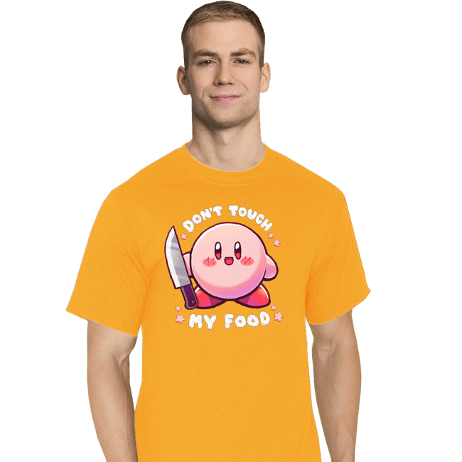 Secret_Shirts T-Shirts, Tall / Large / White Don't Touch My Food!
