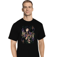 Load image into Gallery viewer, Daily_Deal_Shirts T-Shirts, Tall / Large / Black Beetlejuice &amp; Lydia Card
