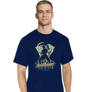 Shirts T-Shirts, Tall / Large / Navy Retro Airbender