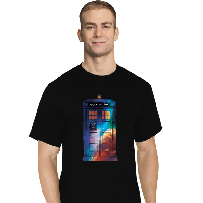 Secret_Shirts T-Shirts, Tall / Large / Black The Police Box