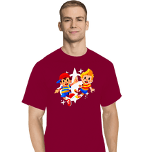Load image into Gallery viewer, Secret_Shirts T-Shirts, Tall / Large / Red Lucas &amp; Ness
