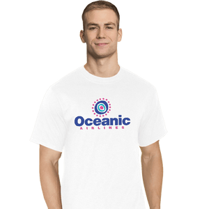 Secret_Shirts T-Shirts, Tall / Large / White Oceanic Airlines Sale