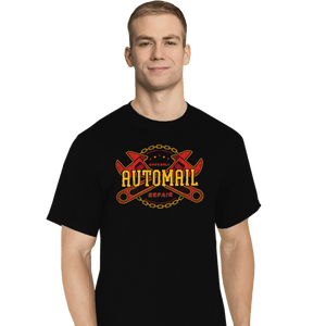 Secret_Shirts T-Shirts, Tall / Large / Black Rockbell Automail Repair