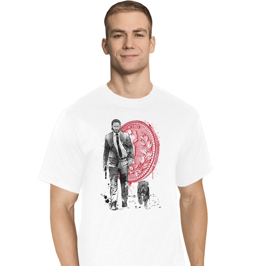 Shirts T-Shirts, Tall / Large / White Lone Hitman And Cub