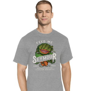Secret_Shirts T-Shirts, Tall / Large / Sports Grey Feed Me Seymour!