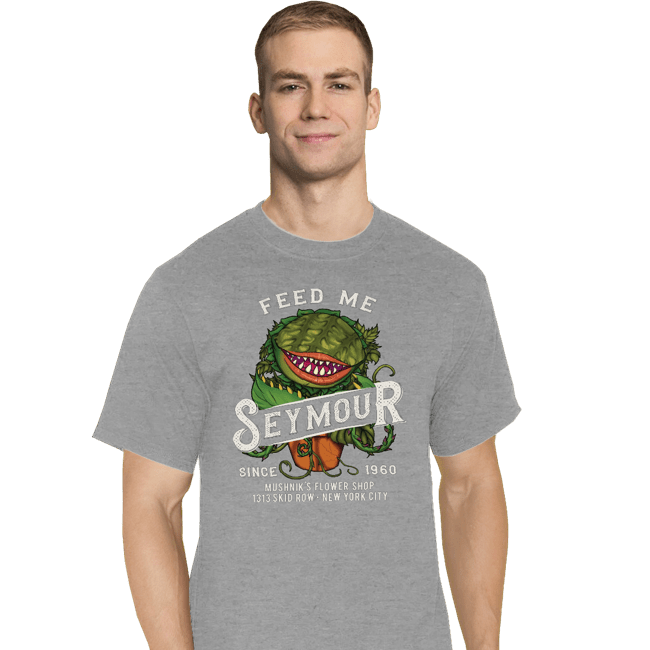 Secret_Shirts T-Shirts, Tall / Large / Sports Grey Feed Me Seymour!