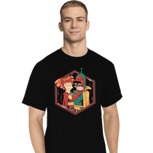 Load image into Gallery viewer, Shirts T-Shirts, Tall / Large / Black A Futuristic Couple
