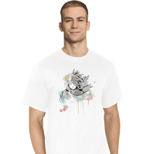 Load image into Gallery viewer, Secret_Shirts T-Shirts, Tall / Large / White Watercolor Howl
