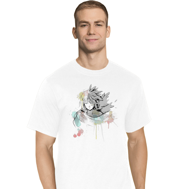 Secret_Shirts T-Shirts, Tall / Large / White Watercolor Howl