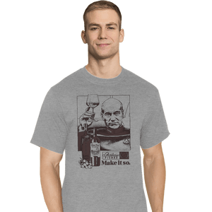 Secret_Shirts T-Shirts, Tall / Large / Sports Grey Picard Wine