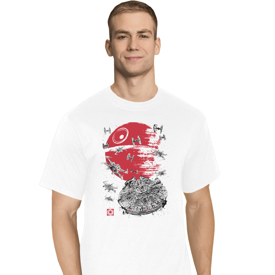 Shirts T-Shirts, Tall / Large / White Battle Of Endor